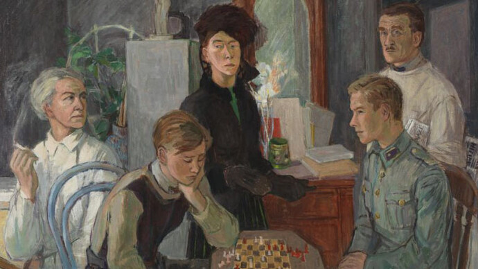 Tove Jansson, Family (detail), 1942. Private Collection. Courtesy of HAM © Tove Jansson Estate