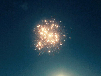 Fireworks during Diwali in Mumbai
