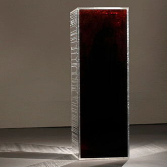 Blood Mirror by Jordan Eagles, 2015-present; photograph by Leo Herrera.