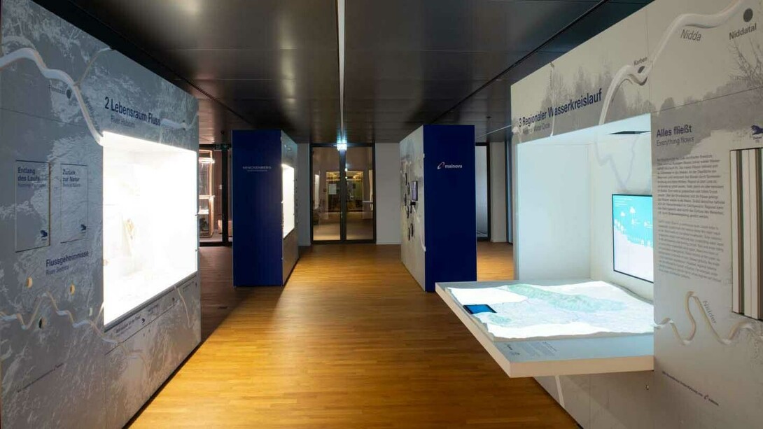 Rivers, exhibition view. Courtesy of Senckenberg Naturmuseum