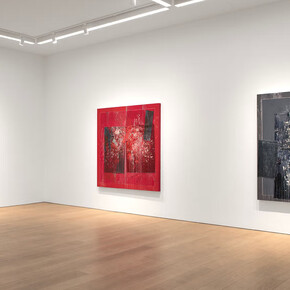 Denzil Hurley and Reginald Sylvester II, Beyond the frame: abstraction reconstructed, exhibition view. Courtesy of Canada Gallery