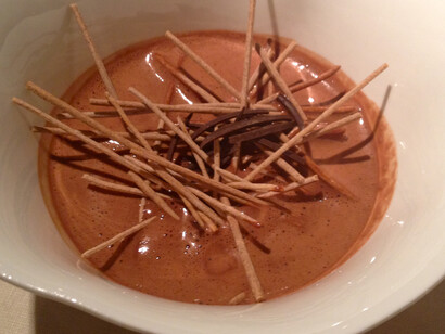 Dessert with barbajada