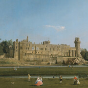 Canaletto, Warwick castle, 1748 to 1749. Courtesy of Yale Center for British Art