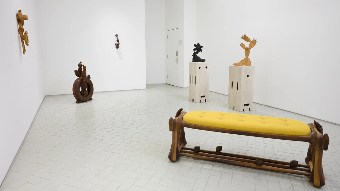 Vincent Pocsik, Could be gardens, exhibition view. Courtesy of Nazarian / Curcio Gallery