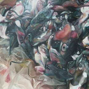 Vivian Ho, Wrap it up, 2013, Oil on canvas, 110 x 164 cm (43 ¼ x 64 ½ in)