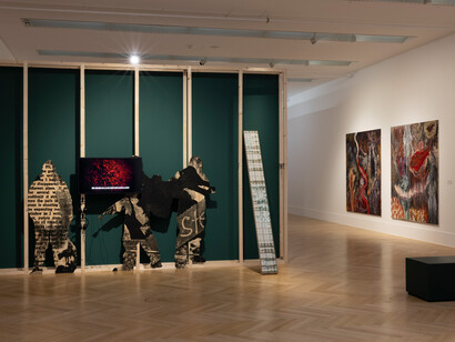 Various artists, Federal prize for art students, exhibition view. Courtesy of Bundeskunsthalle