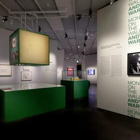 Various artists, Money on the wall. Andy Warhol, exhibition view. Courtesy of Spritmuseum