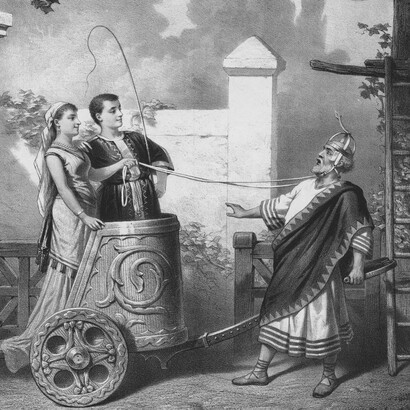 Edward Ancourt, cartel promocional de la obra "Le Char", 1878