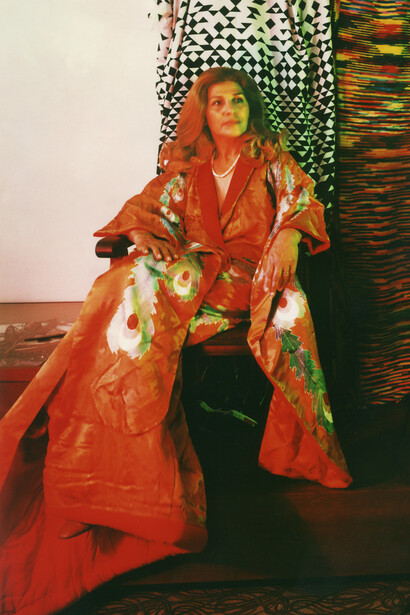 Lucas Samaras, ‘Portrait of Monir Shahroudy Farmanfarmaian’, July 13, 1978. Photo: Courtesy of the artist and The Third Line, Dubai