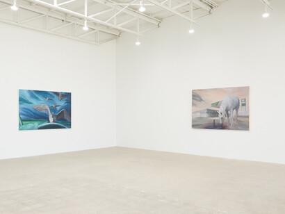 Maria Haag, exhibition view. Courtesy of And Now Gallery