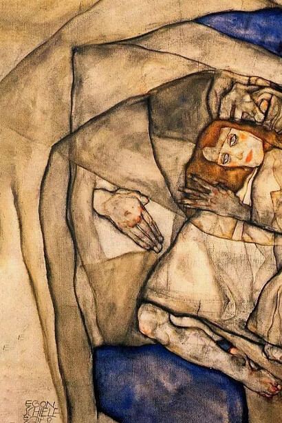 Egon Schiele, Conversión (detalle), 1912