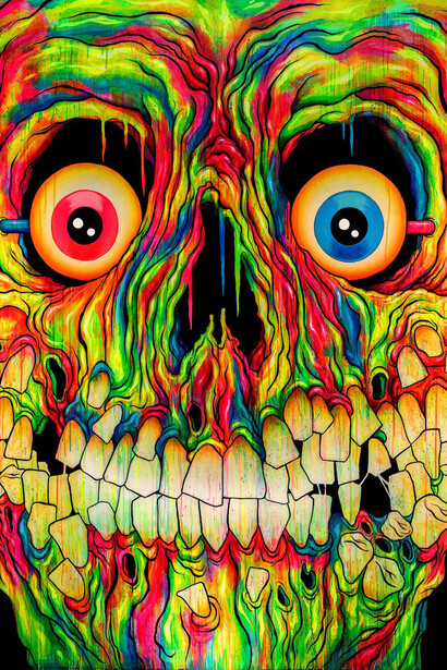 Alex Pardee, The dreambleeder (detail). Courtesy of Harman Projects