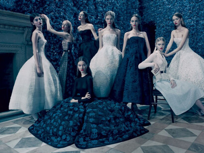 Dior Haute Couture Spring 2013 by Raf Simons. Photo Vanity Fair