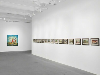 Victor Castillo, Exhibition view. Courtesy of Jonathan Levine Projects
