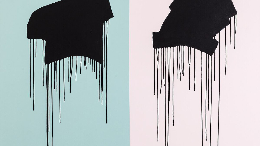 Julie Umerle, Drift III, 2016, 150 x 150 cm, Acrylic on canvas