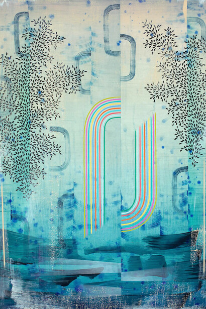 Gabe Brown, Winter hymn (detail), 2025. Courtesy of Kenise Barnes Fine Art