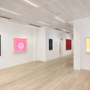 Hap Tivey and Gu Xiaoping, LightForms, exhibition view. Courtesy of Ronchini Gallery