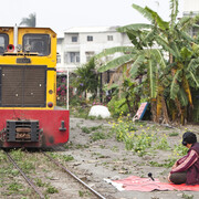 Hong-Kai Wang, Music while we work (video still), 2011, from the documentary 39’15”, 31’57”. Courtesy of Ludwig Museum. Photo by Chen You-We