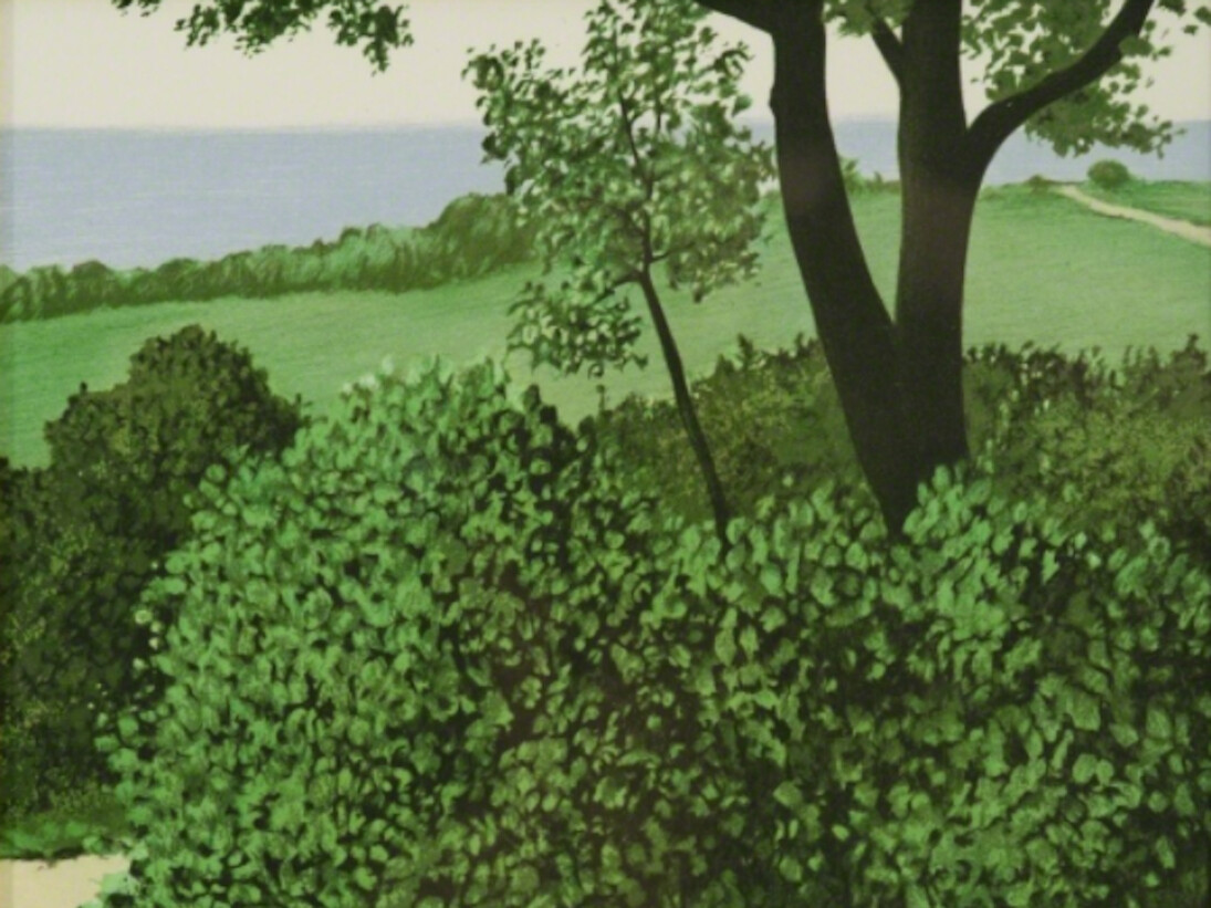 René Magritte, Paysage ou Profondeur de la Terre, 2004. Courtesy of Art Lithographies