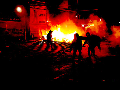 La otra cara: actos vandálicos