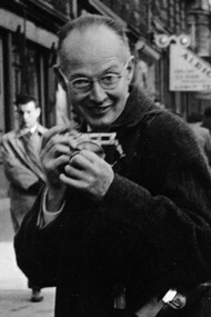 Portrait of Henri Cartier-Bresson (detail), Paris, 1954, Kimura Ihei