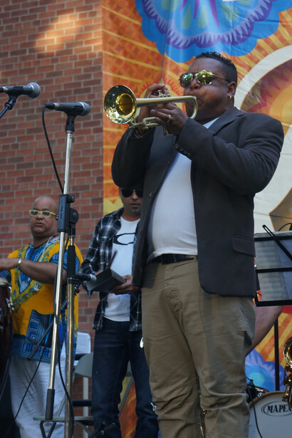 Jesus Alemany and La Reunion at Lulaworld 2015, Dundas West Fest. Photo credit: Catalina Maria Johnson