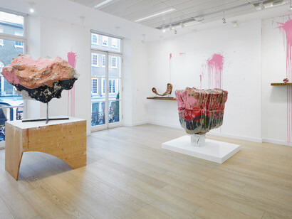 Franz West. Courtesy of Omer Tiroche Gallery 