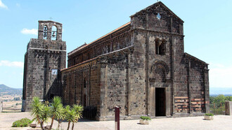Chiesa di Santa Maria del Regno, facciata principale, Ardara, Sardegna, Italia