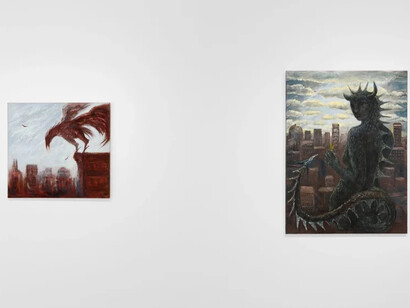 Alexis Hunter, Chimera, exhibition view. Courtesy of TOTAH