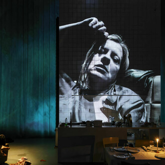 Spinne (spider). Courtesy of the Schaubühne am Lehniner Platz