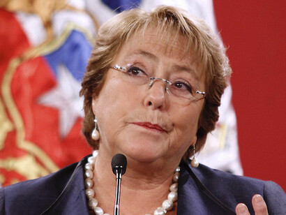 Michelle  Bachelet, presidenta de Chile