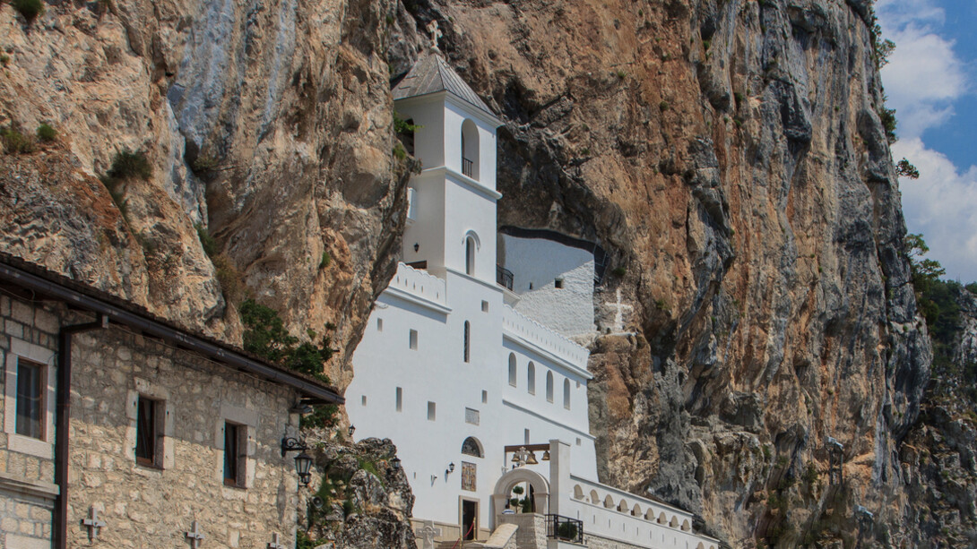 Ostrog Monastery: considering primitive equipment and poor transportation, the construction of the cave monastery at the height of 900 meters above sea level in 17th century was a miracle itself