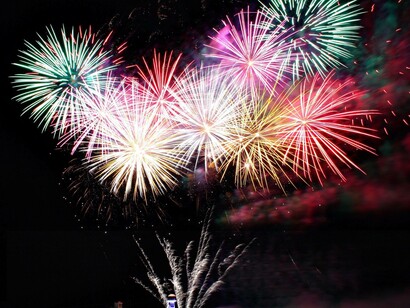Fireworks are usually a part of the celebrations on new year's eve