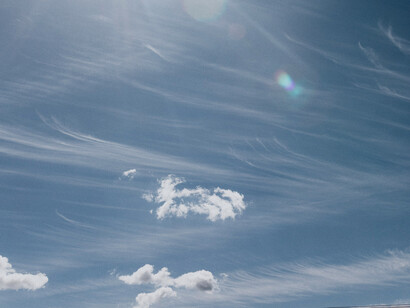 Cielo al mattino con nuvole