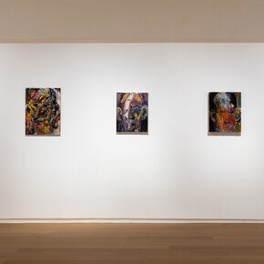 Jim Dine, Three Ships, exhibition view, photo ©️ Charles Roussel. Courtesy of Templon, NYC