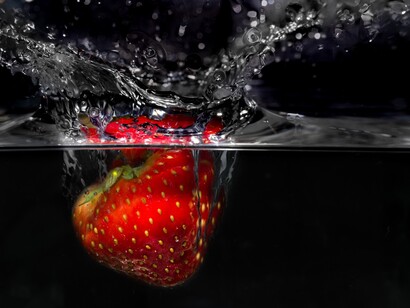 Fragola, usata anche per descrivere l'organo femminile