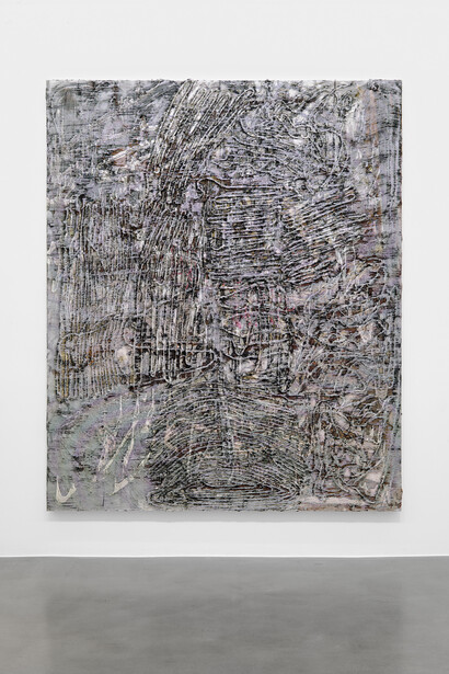 Garth Weiser, 9, 2017, Oil on canvas, 226.1 x 185.4 cm (89 x 73 in.). Courtesy of the artist and Simon Lee Gallery London/Hong Kong. 
