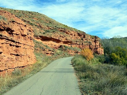 Ademuz, camino de la vuelta, Valencia, España