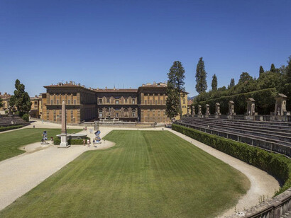 Firenze, Il Giardino di Boboli, Niccolò Pericoli, detto il Tribolo e Giulio Parigi, Anfiteatro