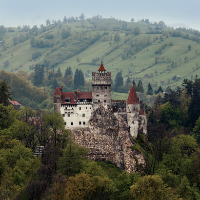 Castillo de Bran, situado cerca de Brașov en Transilvania