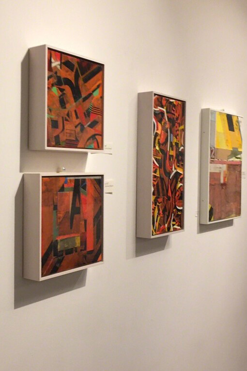 Kim Frohsin's Cautionary Tales at the Peninsula Museum. Courtesy of Andra Norris Gallery