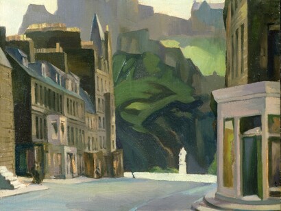 William Crozier, Edinburgh from Castle Street, 2013 © The Fleming-Wyfold Art Foundation