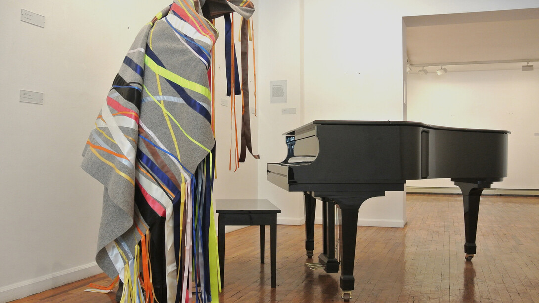 Maria Hupfield, Piano with Silent Noise for Piano. Photo. 2015