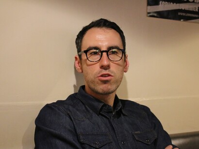 BJ Fox during an interview