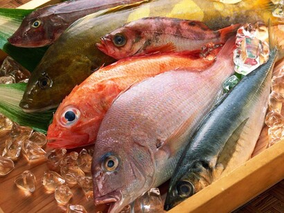 Poner pescado en la mesa