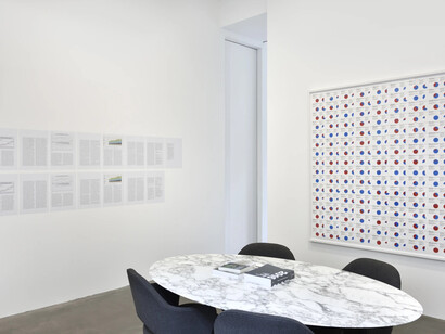 Andrea Fraser, Untitled (video, audio, objects), exhibition view. Courtesy of Marian Goodman Gallery