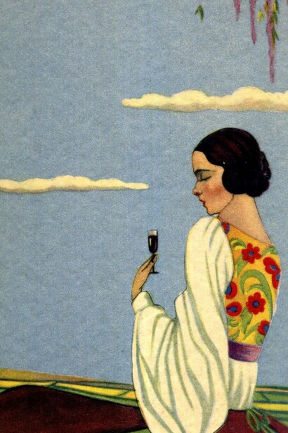 Illustrazione pubblicitaria per Ramazzotti