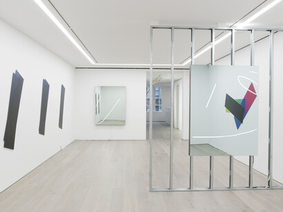Artie Vierkant, View of the exhibition of Artie Vierkant at Perrotin New York. Photo: Guillaume Ziccarelli / Courtesy Perrotin