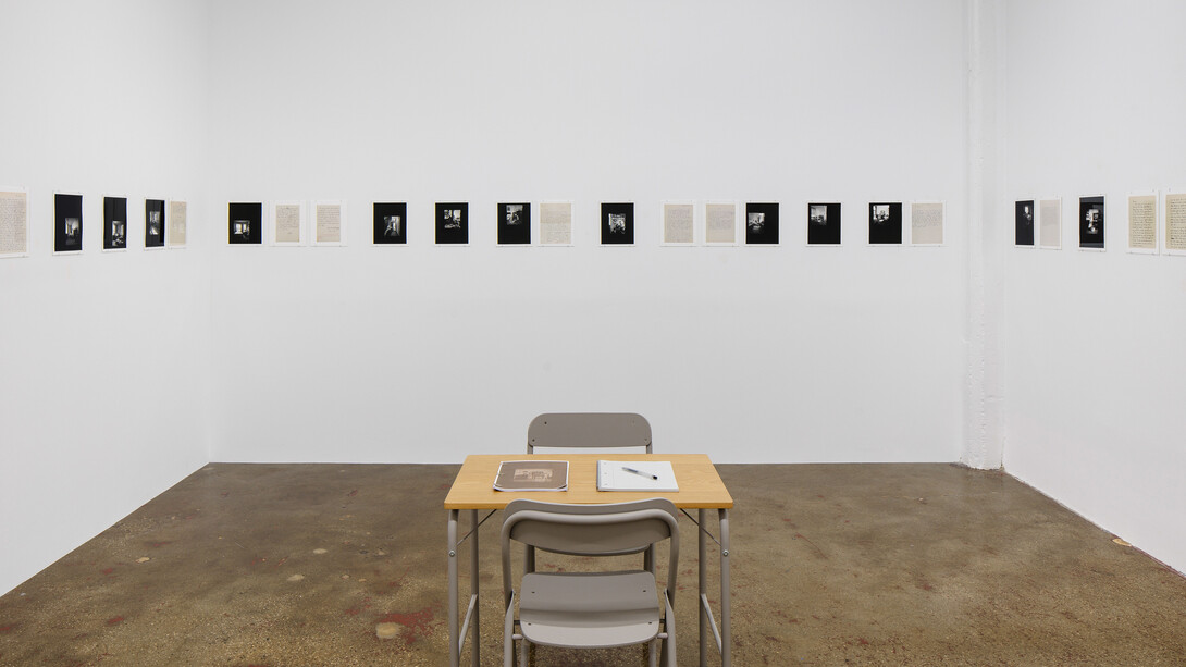 Susan Meiselas, 44 Irving Street 1970 – 1971, exhibition view. Courtesy of Higher Pictures