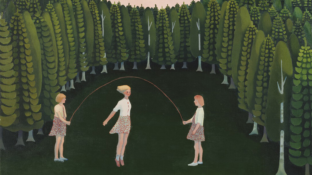 Pirkko Lepistö, Skipping rope in summer, 1972. Courtesy of Ateneum